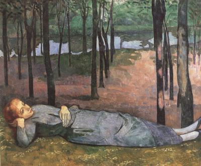 Emile Bernard Madeleine au Bois d'Amour (mk19) Sweden oil painting art